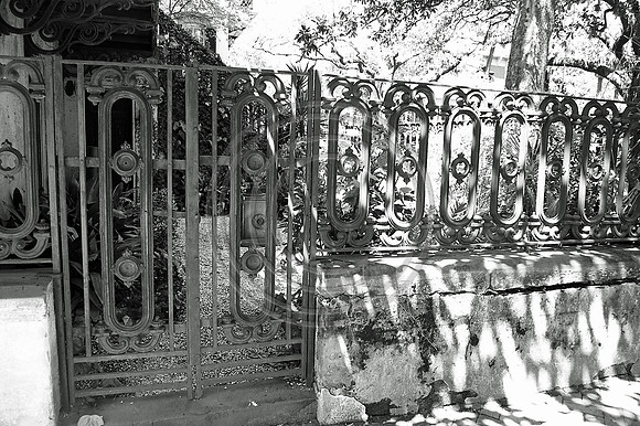 Wrought Iron fence and gate