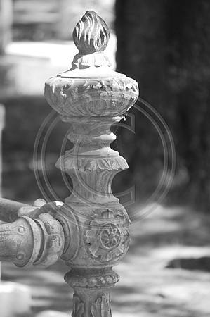 Wrought Iron Post