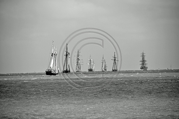Talls ships leaving Savannah