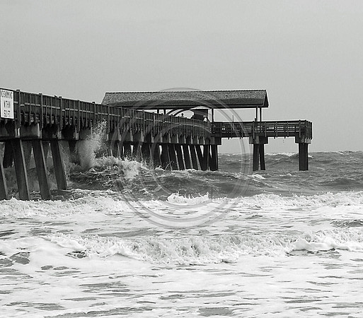 Stormy Pier