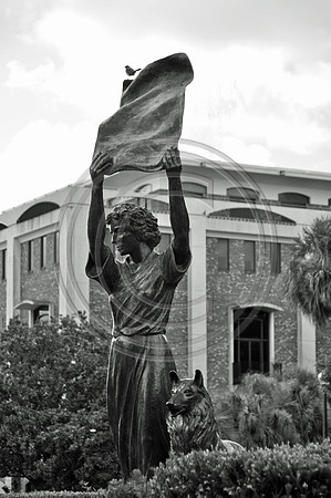 The Waving Girl and her Dog